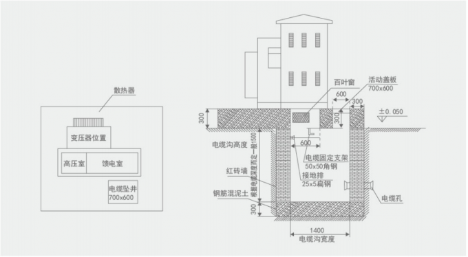 IP43 Prefab Electric Compact Substation Transformer 15kv