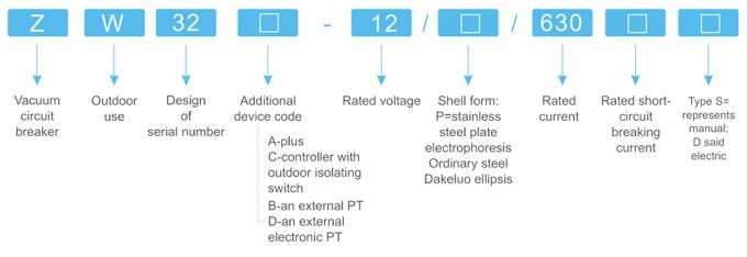Plastic Vcb HV High Voltage Circuit Breaker For Load Current 0