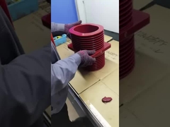 24kv Casting Resin Switch Cabinet Through Wall Bushing For 40X10 Copper Bus-Bar