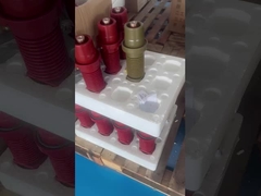 235mm Plug In epoxy resin cast bushing With SF6 Switchgear Cable Components