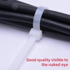 3.0*200 Black Nylon Zip Cable Ties 200mm Durable Multi Purpose Straps