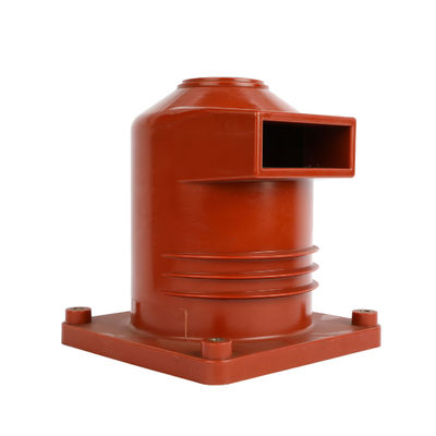 11kV Red Color Switchgear Epoxy Resin Cast Bushing Heat Resistance 4000A