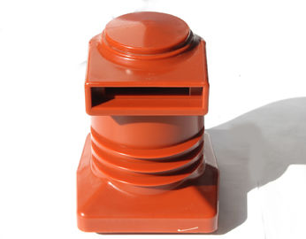 Red Brown Epoxy Resin Cast Insulators Insulating Bushing For Switchgear 1600A 10kV