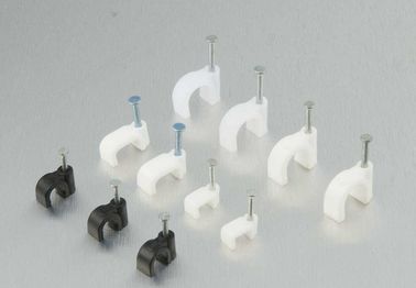 Circle Plastic Cable Clips For Fix All Wires Cables And Tubes In Electrical System